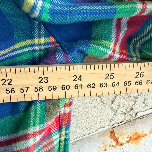 Ralph Lauren Flannel Shirt Custom Fit Performance Menx XL Plain Long Sleeve Prep - Picture 9 of 9